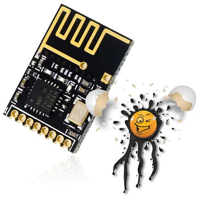 NRF24L01+ Mini SMD Wireless NRF24L01 2.4GHz Funk Transceiver Modul Arduino - Bild 1 von 3