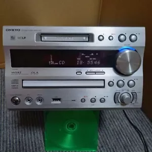 ONKYO FR-N9NX CD MD Recorder Amplifier Deck Silver Operation Confirmed Used - Picture 1 of 12