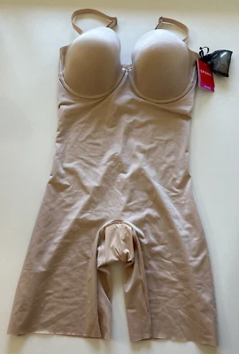 Новый с Ярлыками! SPANX Sz L костюм ваш фантазии без бретелек чашечки середины бедра боди 10156R голая - Изображение 1 из 4