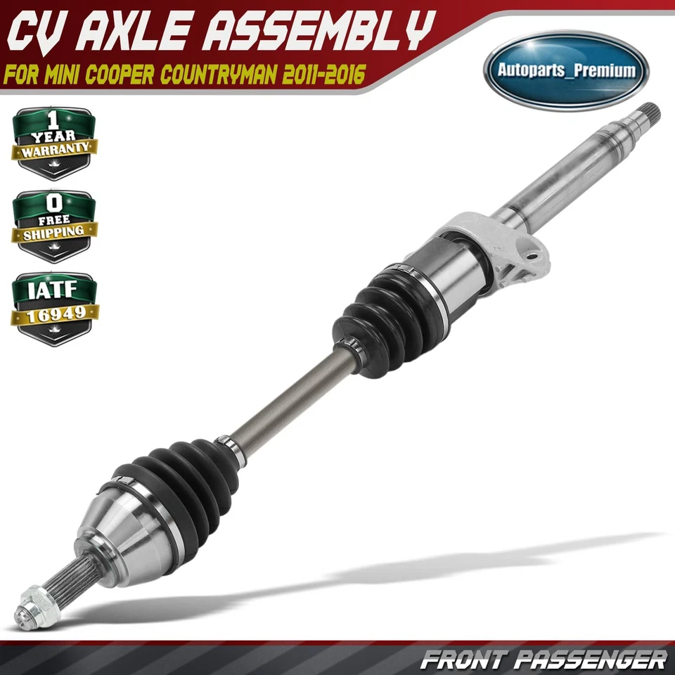 Conjunto de eixo dianteiro direito CV para Mini Cooper Countryman 2011-2016 Cooper Paceman - Imagem 1 de 4
