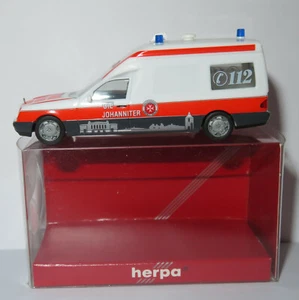 Herpa Ho 1/87 Mercedes Binz Ktw Ambulance Johanniter Accident Hilfe 112 #044868 - Picture 1 of 7