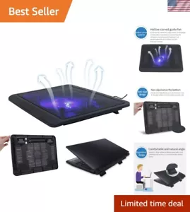 Gaming Laptop Cooling Pad Laptop Fan Cooler Stand Foldable Notebook Support C... - Picture 1 of 8