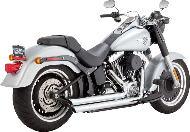 Vance & Hines Big Shots Staggered Exhaust System Chrome #17959 Harley Davidson Foto 1 de 1