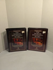 The World's 100 Greatest Books Vol 1 & 2 Audio Cassette Series InteliQuest 1993 - Picture 1 of 9