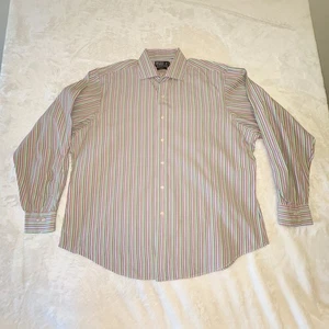 NWOT Ralph Lauren Polo Herren Regent Classic Fit Gestreiftes Langarmshirt 18 XXL - Bild 1 von 8
