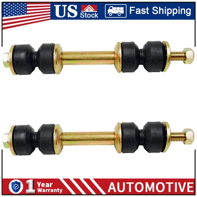 2x Kit de eslabones de barra estabilizadora de suspensión delantera para Ford Maverick 1970~1976 Foto 1 de 4