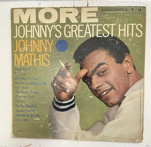 Johnny Mathis More Johnnys Greatest Hits Vintage Vinyl Record LP Mono Album - Picture 1 of 4