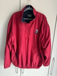 Vintage St Andrews Golf Jacket XL Red Windbreaker Embroidered 90s Retro - Picture 1 of 5