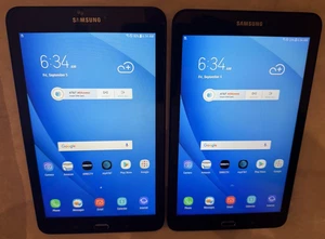 Samsung Galaxy Tab E T377A 16GB 8" 4G LTE WiFi AT&T Unlocked Good LOT X 2 - Picture 1 of 10