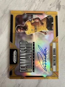 MATHEUS CUNHA 2024-25 PANINI PRIZM EPL SOCCER GOLD AUTO /10 - Picture 1 of 2