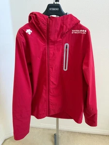 Descente Swiss Triathlon Team Taped Seams Jacket Size Large - Picture 1 of 9