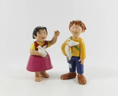 Heidi und Peter === 2 x Figur von Bully Bullyland bespielt - Bild 1 von 2