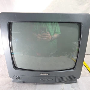 Goldstar GCT1304M CRT 13" Tube TV for Retro Gaming Tested & Working Fast Ship - Picture 1 of 9