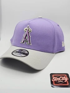 New Era Anaheim Angels Lavender Color Pack 2 Tone 9FORTY Snapback Hat A-Frame - Picture 1 of 5