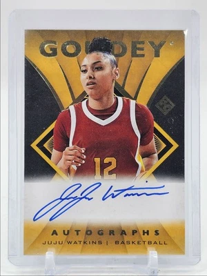 JU WATKINS 2023-24 UD GOODWIN CHAMPIONS GOUDEY ROOKIE #GA-JW RC AUTOMÁTICO Q3474 Foto 1 de 2