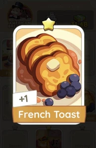 French Toast - Monoply Go Sticker Fast Sending!! - Picture 1 of 1