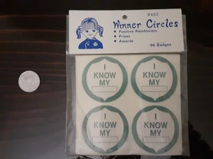 Vintage TEECH-UM WINNER CIRCLES Positive Reinforcers Award Incentives Prizes#403 - Picture 1 of 5