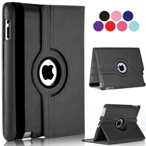 iPad Case 360 Rotating Leather Cover For Mini 3 4 5 6 Air 5 Pro 9.7 10.2 11 12.9 - Picture 1 of 14