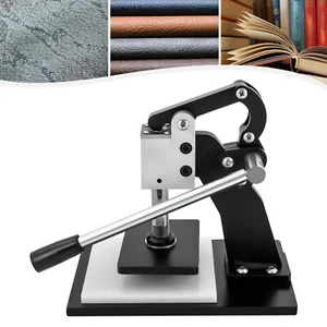 Manual Leather Die Cutting Machine Hand Press Sampling Punching Machine Tool - Picture 1 of 16