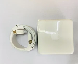 96w usb-c power adapter charger macbook pro 13'' 14'' 15'' 16'' 2016-2024 cable - Picture 1 of 6