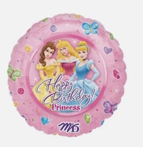 10 - 18" Princess Cinderella Happy Birthday Mylar BALLOONS 🎈A1 FREE SHIPPING! - Picture 1 of 4