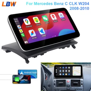 For Mercedes Benz C CLK W204 2008-2010 10.25 inch Touch Screen Wireless Carplay - Picture 1 of 12