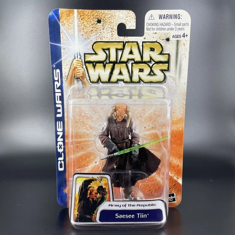 2003 Star Wars SAESEE TIIN-Army Of The Republic #51 Clone Wars Action Figure NEW Cover