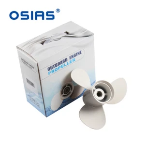 Aluminum Outboard Propeller 9 7/8X13P for Yamaha Prop 20-30HP 664-45949-02-EL - Picture 1 of 6
