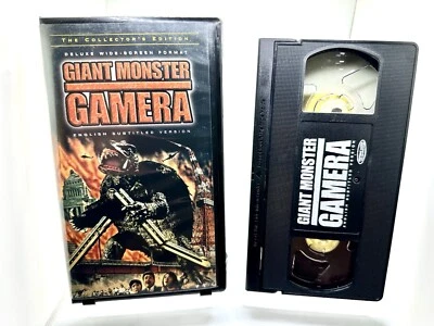 Giant Monster Gamera (Japan 1965 English Sub) Tested Clamshell VHS - Great Shape - Image 1 of 4