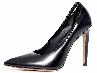 Alexander Wang Womens Black Leather Heels Z1940* Size 36 EUR - Image 1 of 4