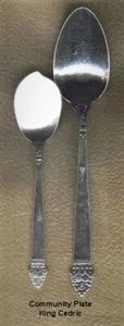 Community King Cedric Silverplate 2 pc - Picture 1 of 1