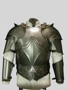 Medieval Knight Cuirass Armor With Bracers Warrior Knight Armor Half Body Armor - Picture 1 of 3