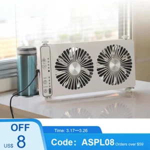 RV Camper Accessories 12V White/Black Waterproof Ventilation Cooling Fan - Picture 1 of 11
