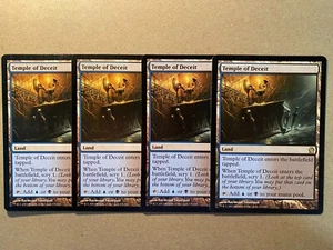 MTG 4x Temple of Deceit Theros Modern Magic the Gathering Card x4 NM - Picture 1 of 1