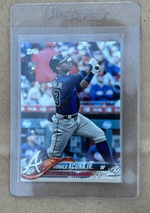 2018 Topps Update Ronald Acuna Jr RC Rainbow Foil US250 Braves SP 🔥 MVP