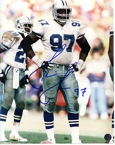 Jimmie Jones 8x10 Foto signed handsigniert Auto Authenticated COA Cowboys Miami - Bild 1 von 4