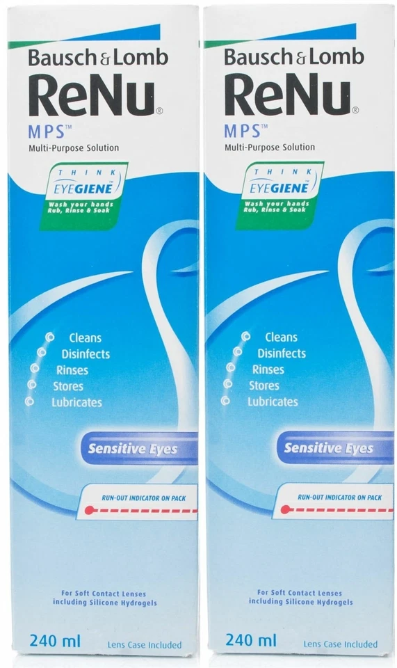 Bausch & Lomb Renu Multi-Purpose Solution - 240ml (Pack of 2)