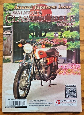 Walnecks Classic Cycle Trader Magazine June 2012 Japanese Motorcycle Issue - Image 1 of 4