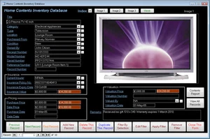 Home Contents Inventory Database Software Win7/8/10/11 XP Vista - Picture 1 of 1