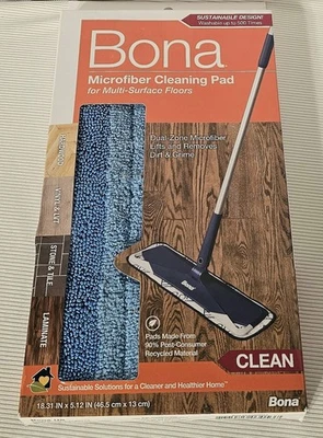 Bona Microfiber Cleaning Pad Mop Refill Multi-Surface Floor Washable/reusable - Image 1 of 3