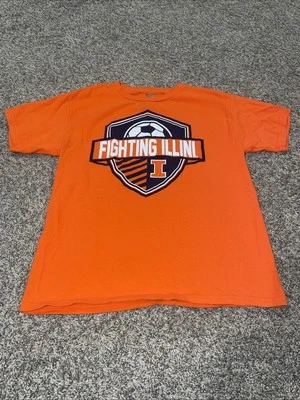 University Of Illinois Fighting Illini Soccer Short Sleeve Youth Large - Image 1 of 4