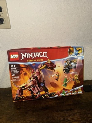 LEGO Ninjago 71793 Dragons Rising Heatwave Transforming Lava Dragon Caja dañada Foto 1 de 2