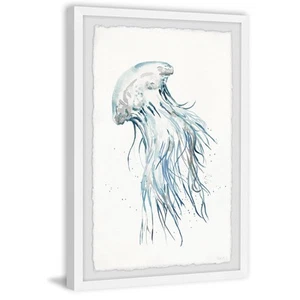Parvez Taj Luminous Jellyfish Framed Painting Print 8" x 12" - Picture 1 of 6
