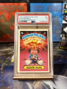 1985 Garbage Pail Kids Blasted Billy No. 8b Checkliste PSA 5 - Bild 1 von 2
