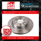 2x Brake Discs Pair Solid fits SAAB 9-3 YS3F Rear 02 to 15 278mm Set 0569115 New