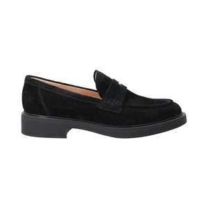 Gianvito Rossi Harris Velour Black Velvet Loafers Slip On Comfort EU 40 - Picture 1 of 12