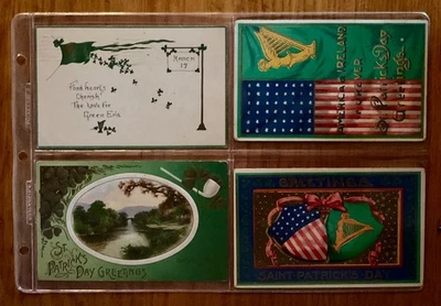 Lot of 50 Saint Patrick's Day Postcards All 1910 Era - Image 1 of 4