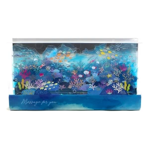 Ocean Holographic 3D Pop-Up Card โ Summer Cubic Sea Greeting, Birthday Gift - Picture 1 of 9