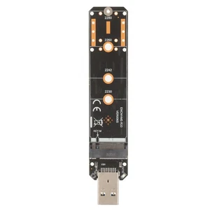 Black NVMe To USB Adapter Plug And Play Portable SSD 10 Gbps USB 3.2 Gen 2 B NEW - Afbeelding 1 van 12