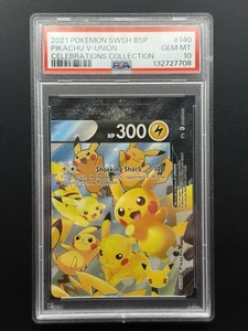 Pikachu V-Union SWSH140 SWSH: Sword & Shield Promo Cards Holo - PSA 10 Gem Mint - Picture 1 of 2